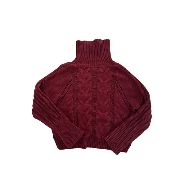 MOON & MADISON Red Knit Turtleneck Size L - Picture 2 of 6
